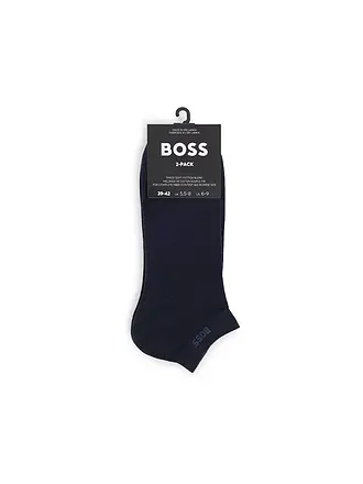 BOSS | Socquettes 2 paires blanc | dunkelblau
